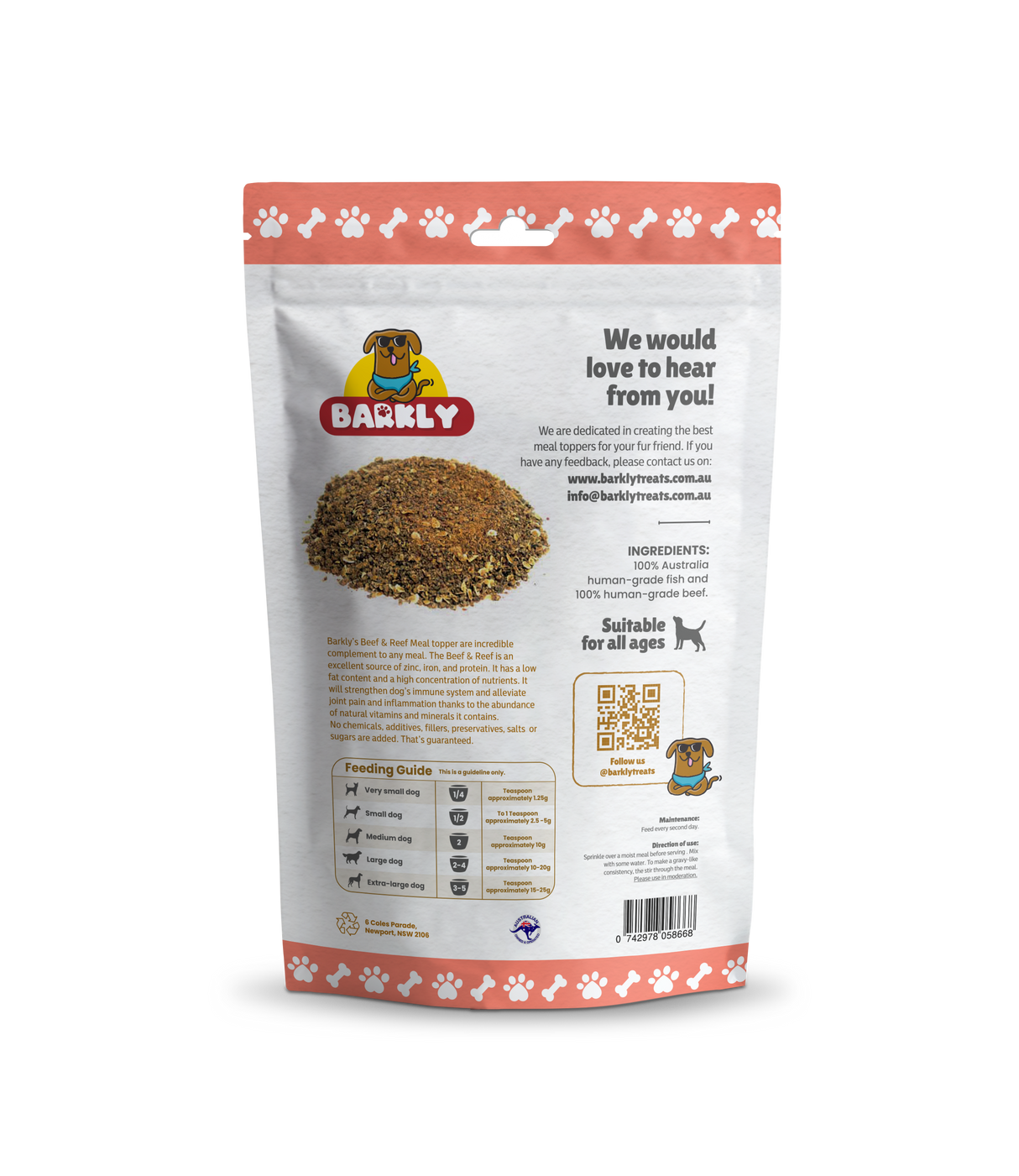 Beef & Reef Meal Topper
