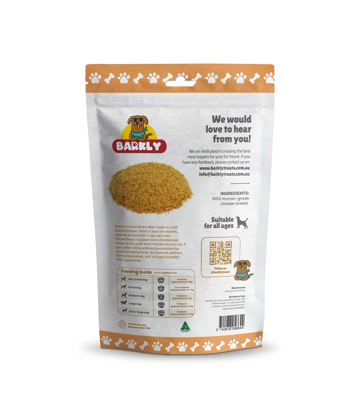 chicken dog meal toppers