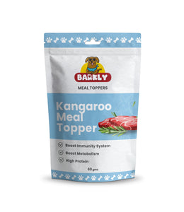 Kangaroo Meal Topper product designed as a nutritional supplement for dogs