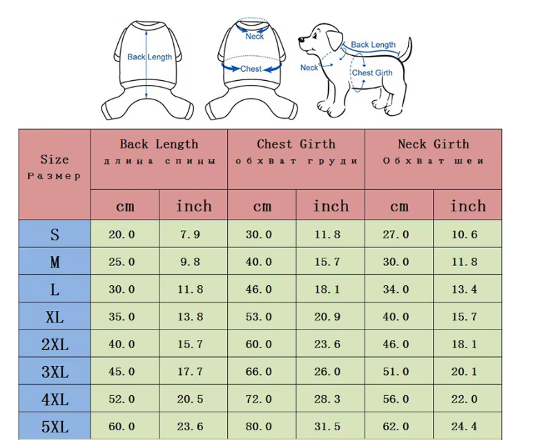 Dog Shower & Wind-Proof Vest