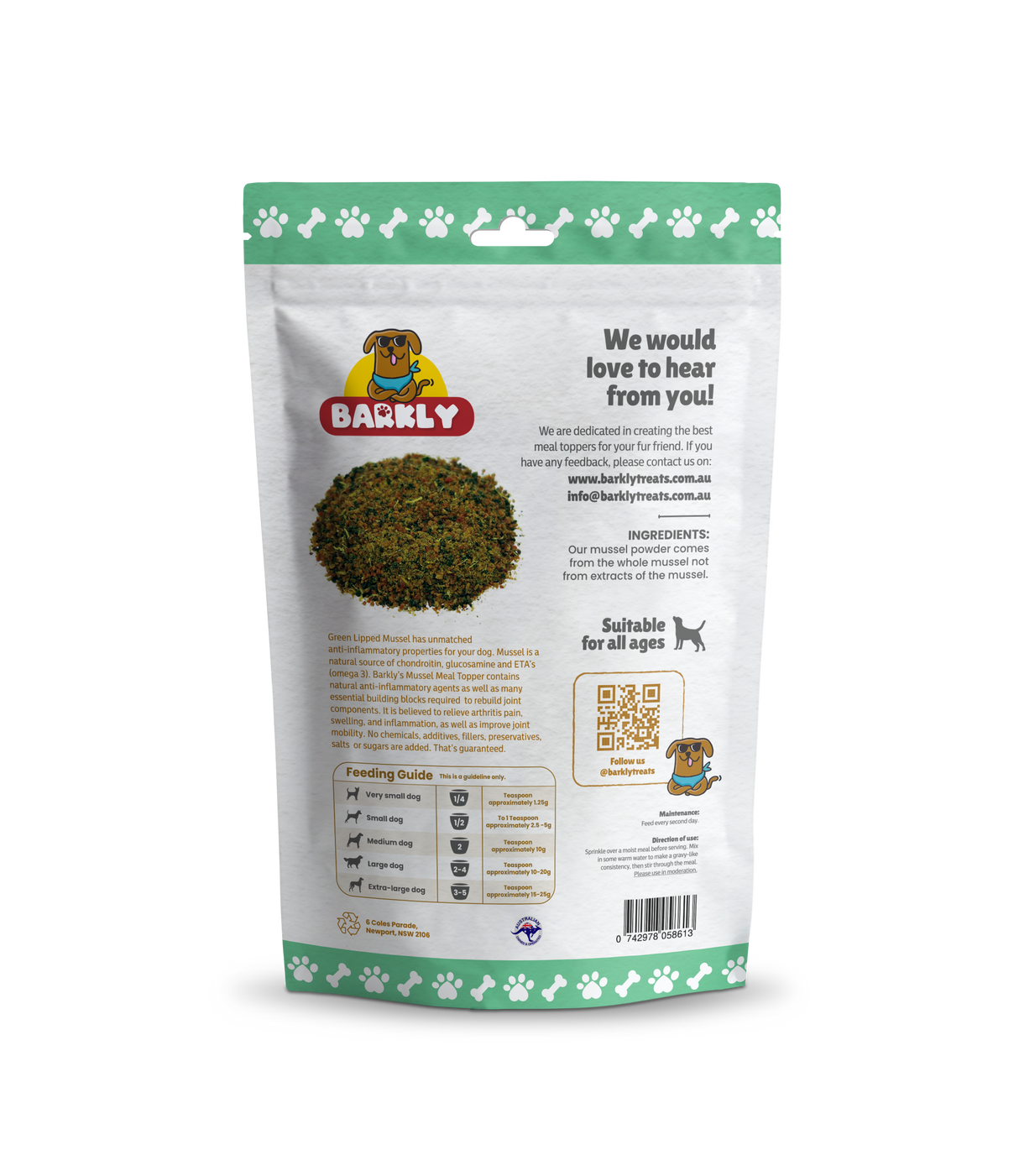 Mussel Meal Topper